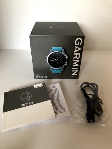Garmin Fenix 5s Turquoise and Silver