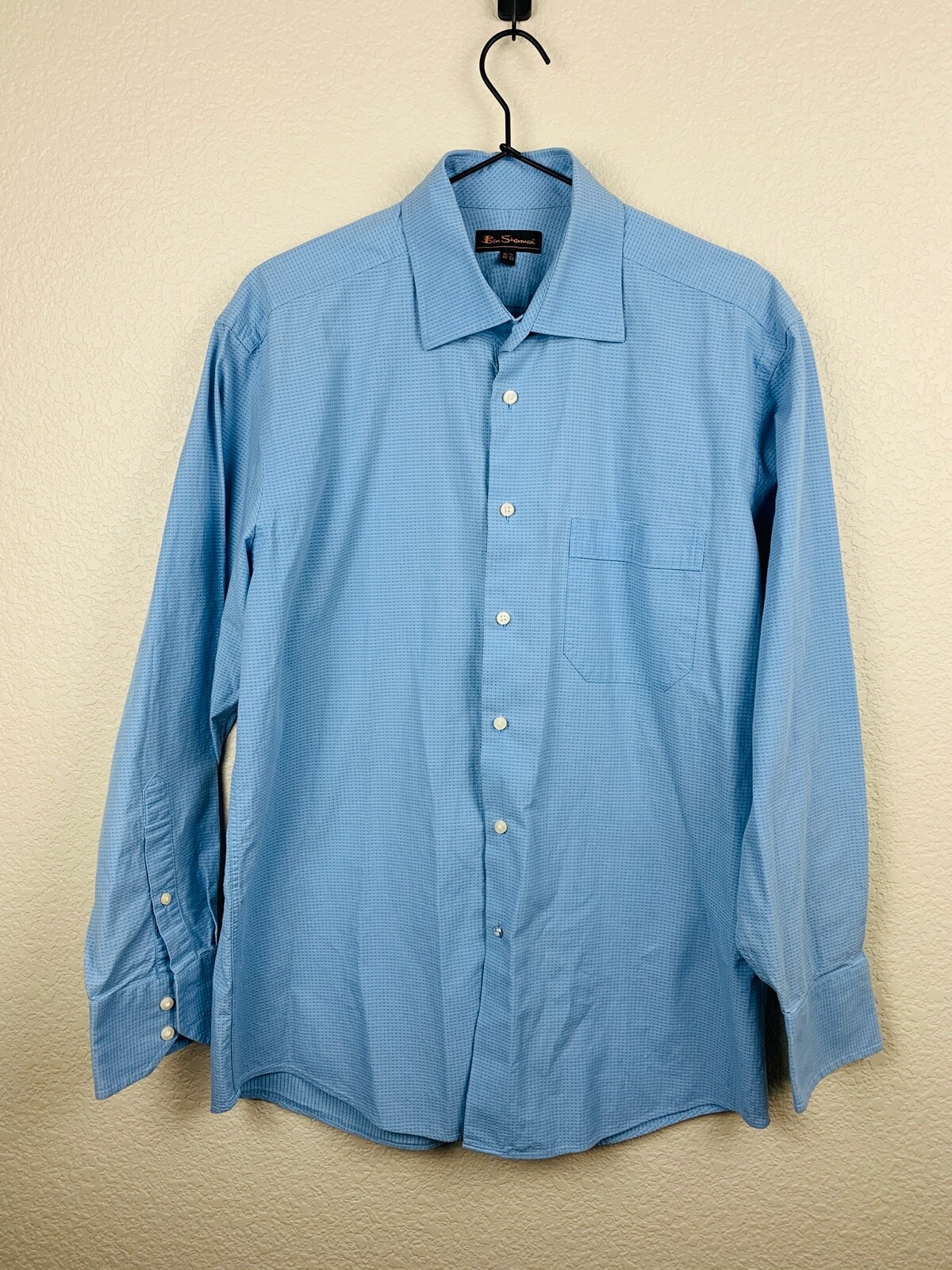 90's Ben Sherman ボタンダウンシャツ size:15 Men's Ben Sherman Blue Button Down Size 15 1/2 32/33 | eBay