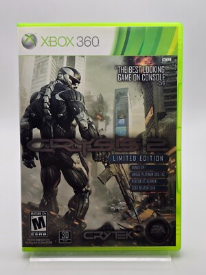 Crysis 2 (Microsoft Xbox 360, 2011) CIB Tested