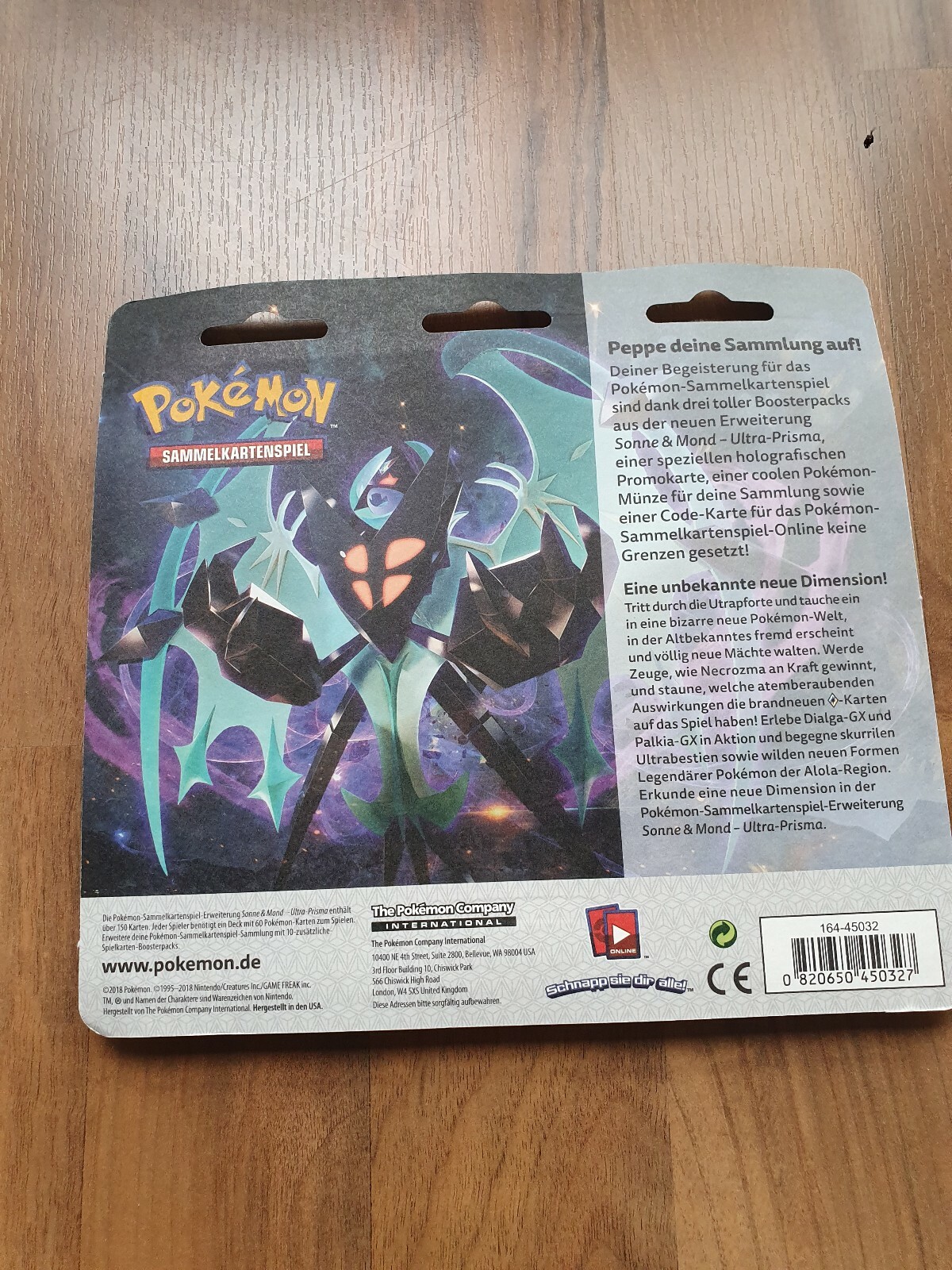 Pokemon Ultraprisma 3er Blister neu,sealed Porygon-Z 