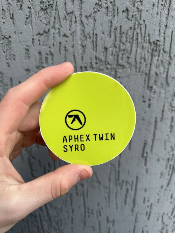 Aphex Twin Syro Album Promotional Sticker New & Unused Afx Warp