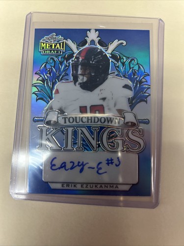 月刊TOUCH DOWN 2022 Leaf Metal Draft Touchdown Kings Blue #TKEE2 Erik