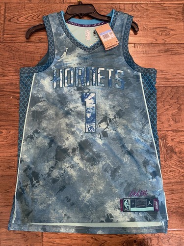 ウェア Lamelo Ball swingman jersey Unisex Jordan Brand LaMelo Ball Teal Charlotte Hornets