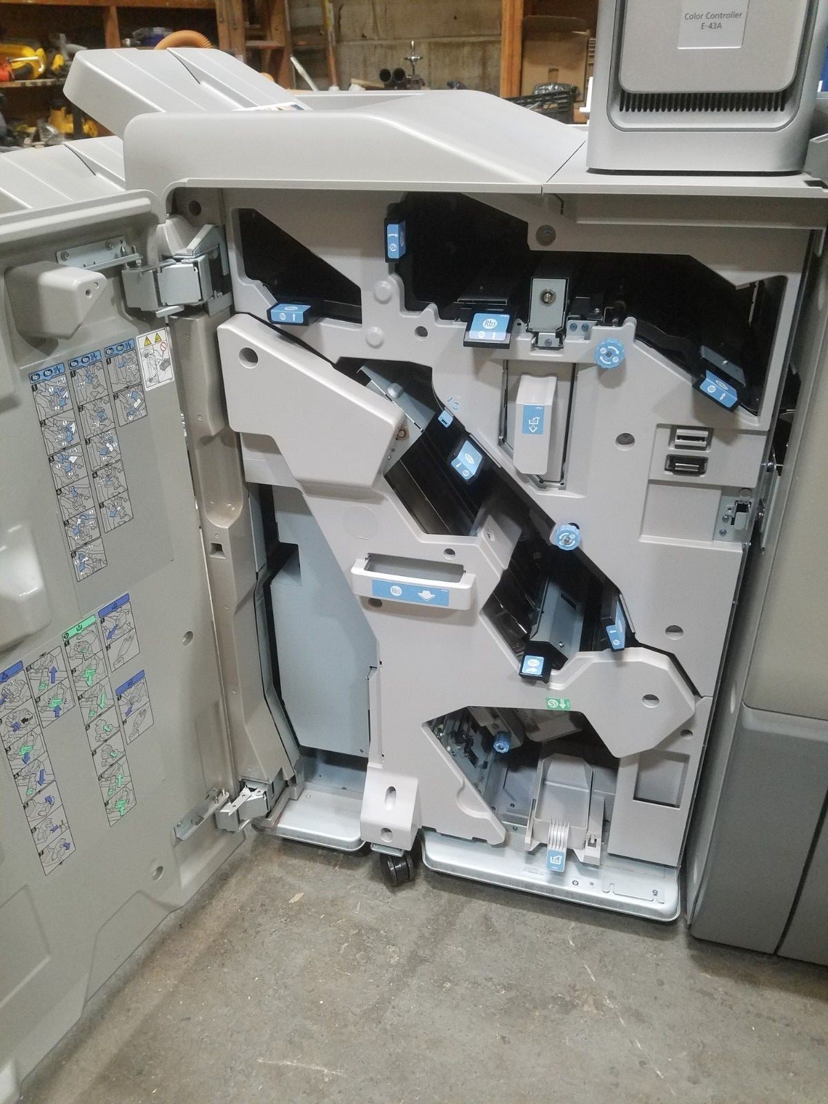 Ricoh PRO C7100S 80ppm Color Digital Press Production MFP w/Finisher Fiery LCIT