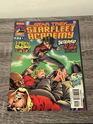Star Trek Starfleet Academy #14 Marvel 1998 T’Priell Revealed Direct Edition