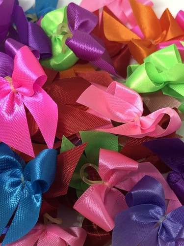 Dog Bows Pet Grooming Bows Solid Variety 50 (25 Pair) USA