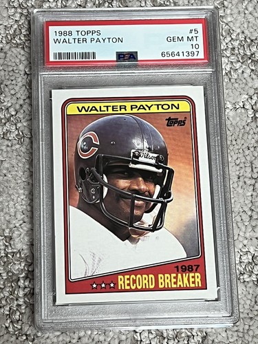 その他 Topps Walter Payton 1982 PSA 10 1982 Topps Walter Payton | PSA CardFacts®