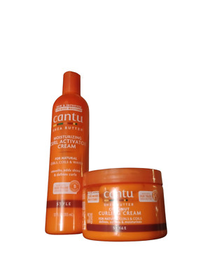 Cantu Shea Butter for Natural Hair Moisturizing Curl Activator Cream, 12 FL Oz