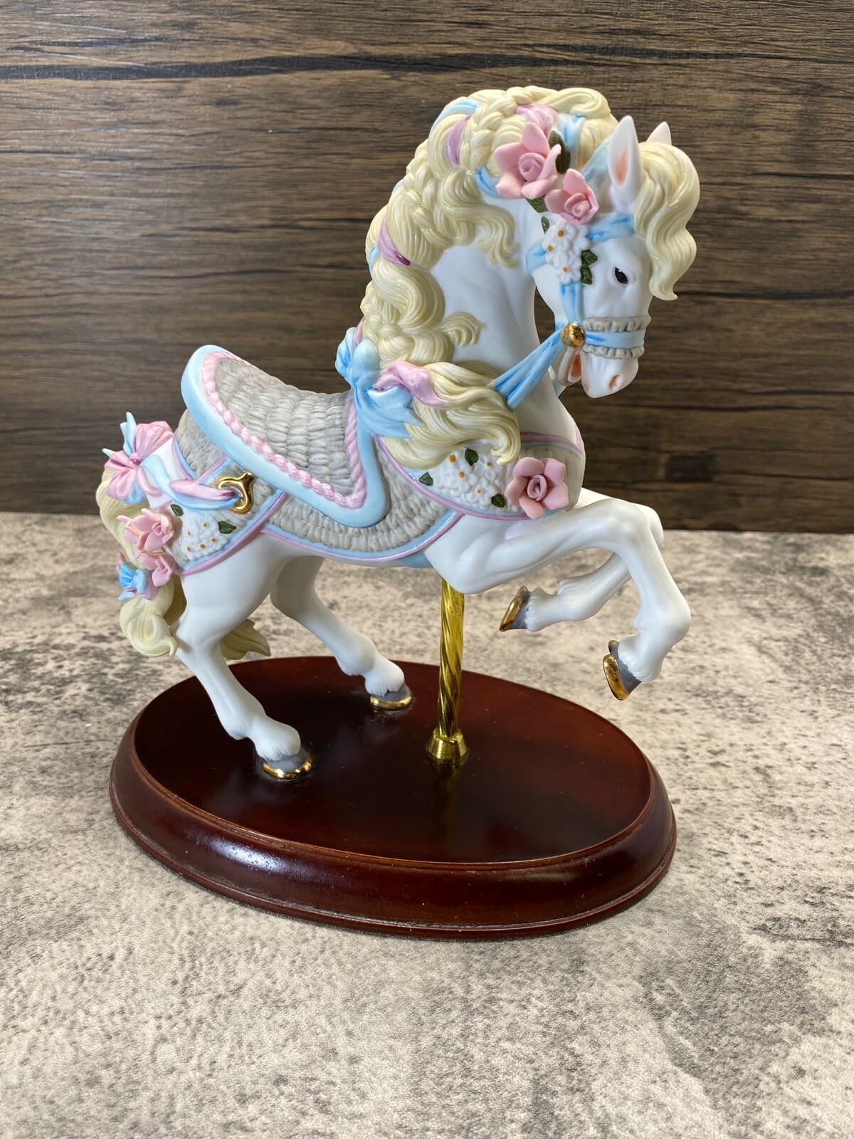 Lenox Carousel Circus Horse Figurine Vintage Porcelain Merry