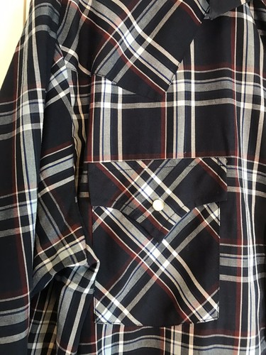 Lot Of 2 Ely Cattleman/Plains Western Shirts Sz XL Pearl Snap Short/Long Sleeve