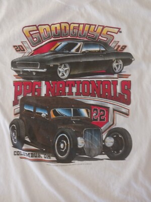 X-Large Good Guys Hot Rod Double Sided T Shirt 2019 PPG Nationals