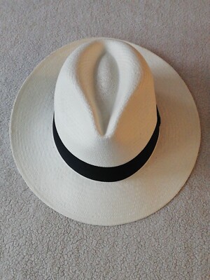 GENUINE ECUADOR HAT''PANAMA HAT'' 100% TOQUILLA STRAW  56,58,60,62cm Classic Fit