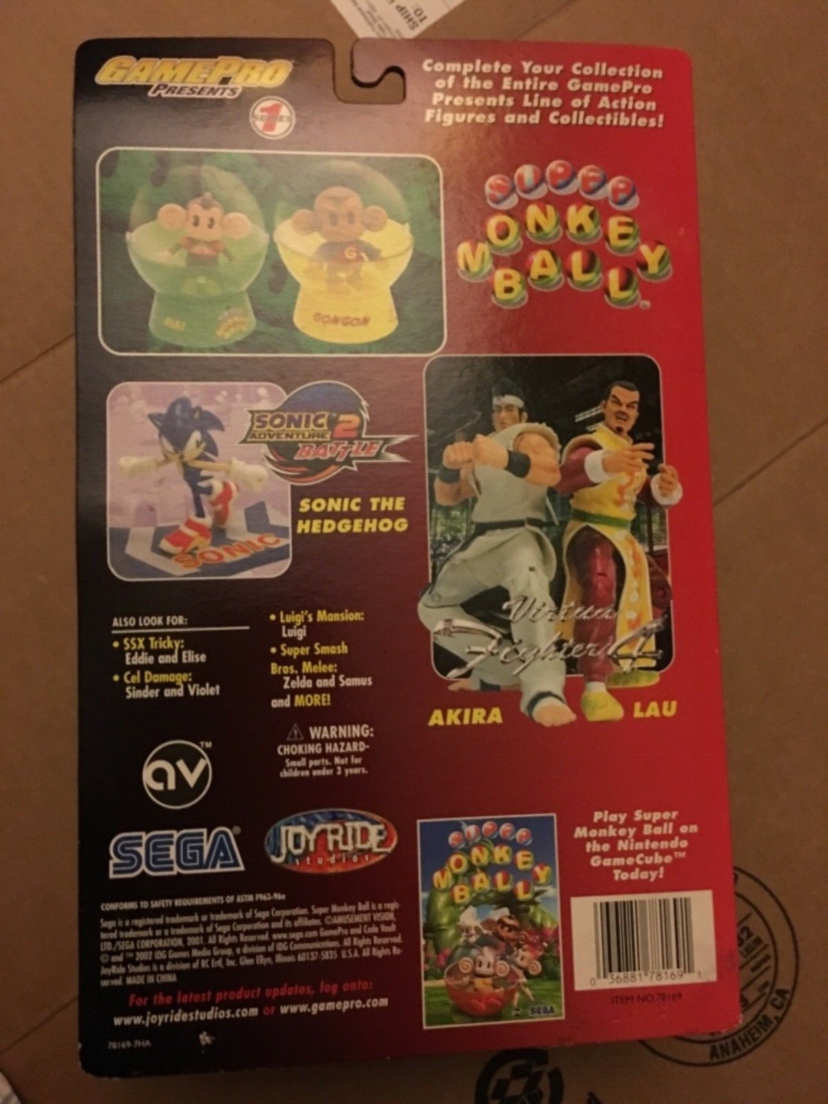 Super Monkey Ball Prototype Figure Gamepro RARE Series 1