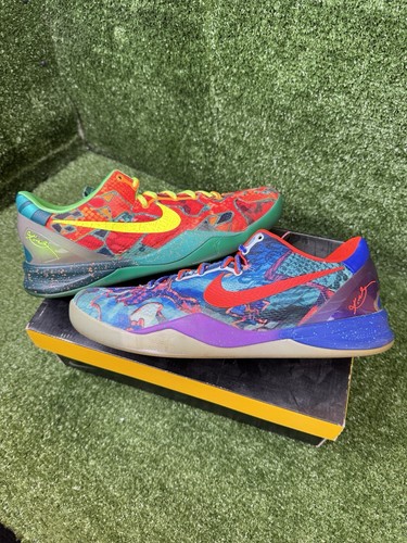 kobe8 コービー8 nike sneakers with flower swoosh shoes girls blue