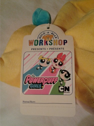 Build A Bear The Powerpuff Girls Cartoon Network BUBBLES With Dress NWT