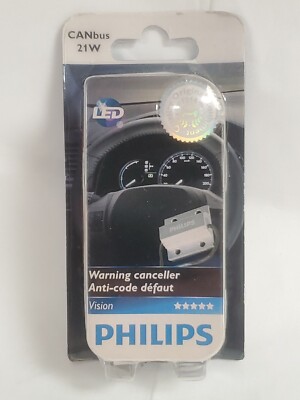 Philips 2pk LED Resistor 21W CanBus Load Hyper Flash Canceler Decoder ERROR FREE