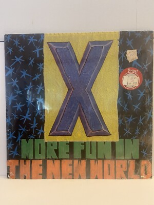 X - More Fun In The New World LP -Elektra 60283-1  - 1983 - SEALED