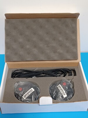 NEW Polycom SoundStation2 Set of  Extended Microphone 2201-67840-101 ︎NEW IN BOX