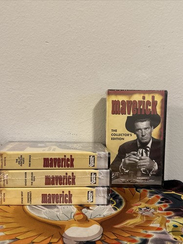New Maverick VHS The Collectors Edition 4 Cassettes SEALED 8