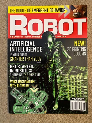 NEW Magazine: Robot: YOU CHOOSE: Lastest in Hobby Science Consumer Robotics