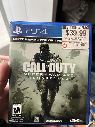 家庭用ゲームソフト PlayStation4 - COD MW Call of Duty Modern Warfare - PlayStation 4 PS4 - Complete
