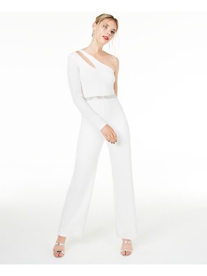 

CITY STUDIO Женский белый комбинезон с широкими штанинами и длинными рукавами для вечеринок, юниоры. Размер