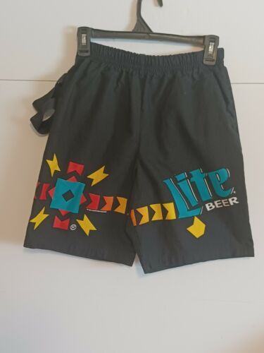 Vintage 1994 Lite Beer  Zoodas Size Medium  Shorts Trunks Beer Made in USA