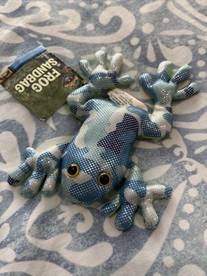 NEW Adventure Planet Frog Sandbag Paper Weight Toy