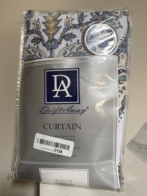 Drift Away Curtain Eden Blackout WP Navy 52x84  Pair Navy
