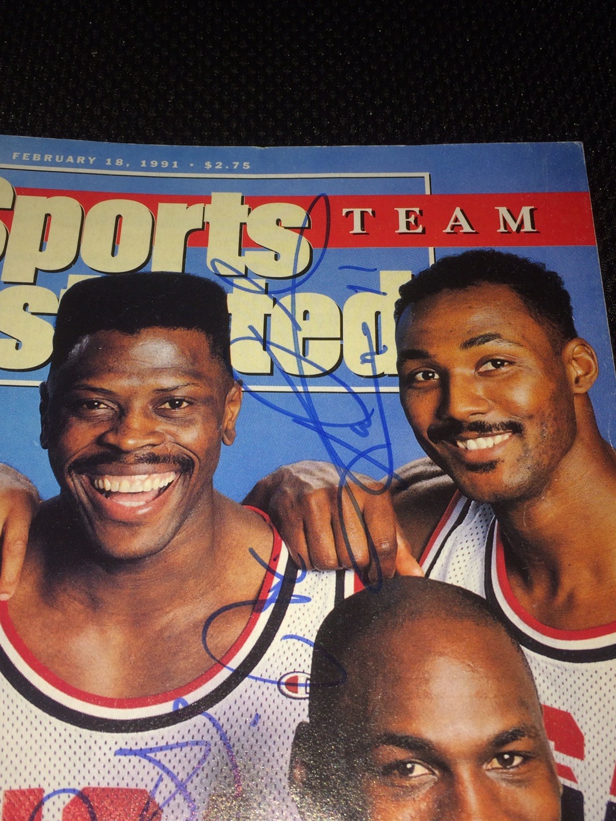 MICHAEL JORDAN Signed Sports Illustrated 1991 USA Dream Team and more Auto LOA