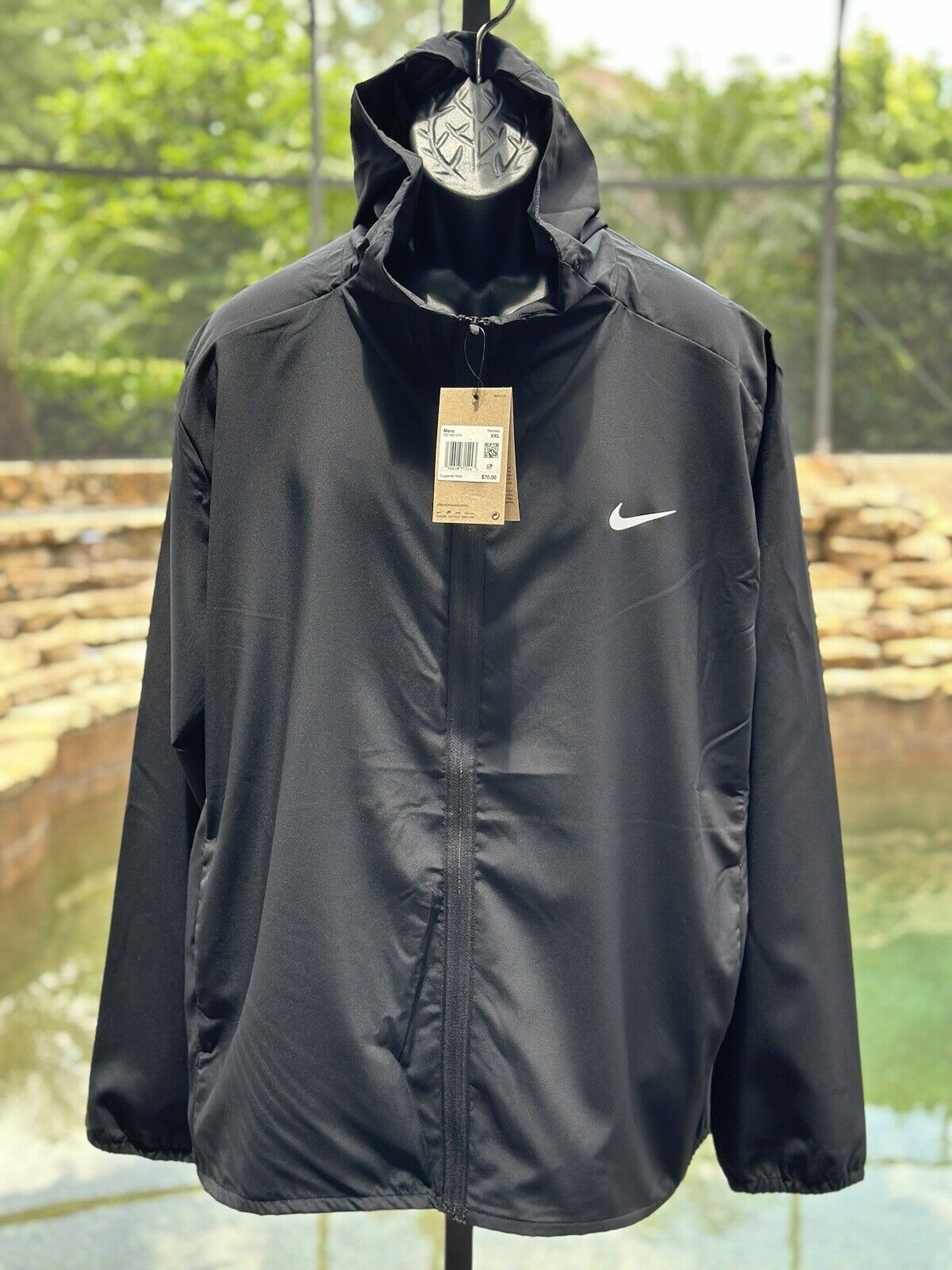 NIKE MENS DRI FIT HOODED VERSATILE JACKET (XXL) FB7482-010 NIKE MENS DRI FIT HOODED VERSATILE JACKET (XXL) FB7482-010
