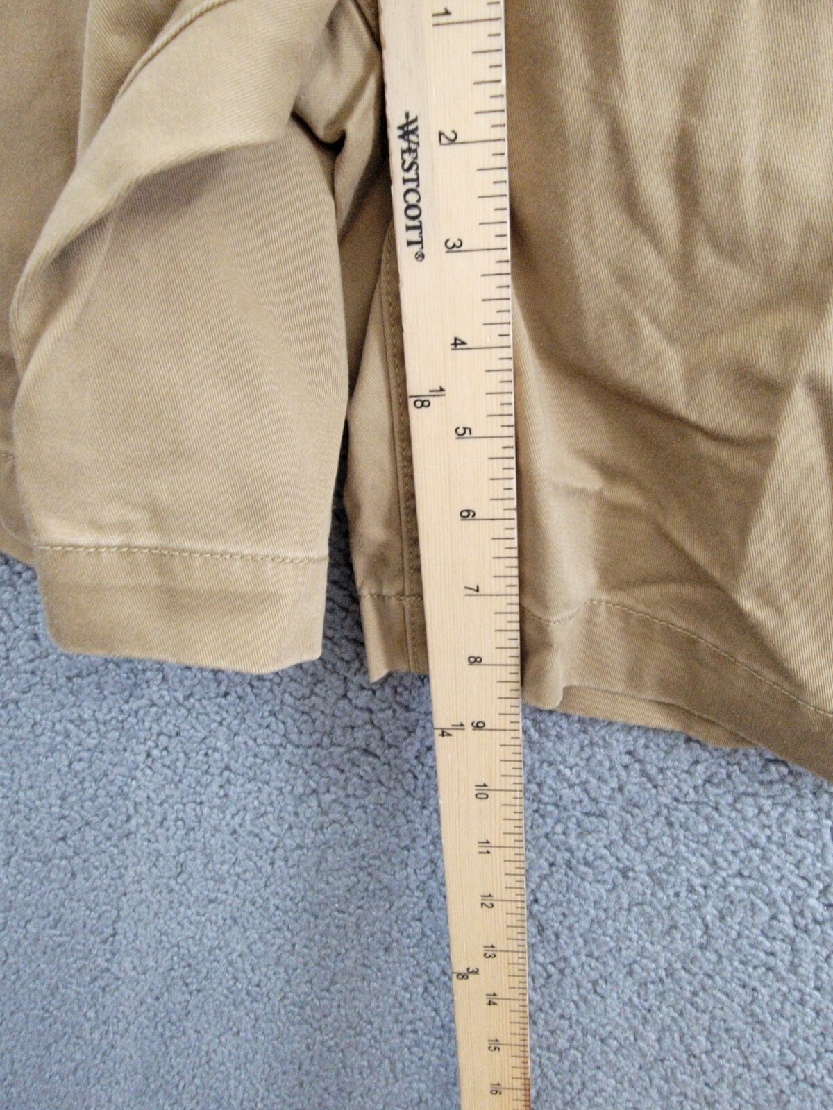 Polo Ralph Lauren 8-Inch Relaxed Fit Chino Shorts Men's 40 Sandsurf Button Zip - Picture 7 of 18