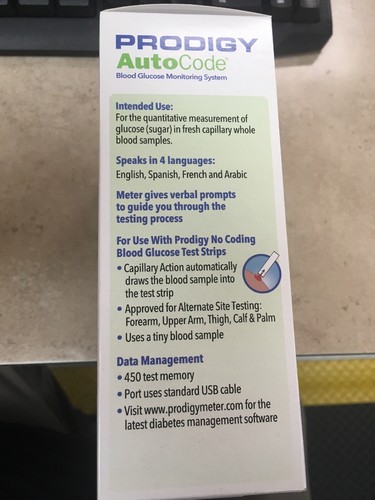 18 Prodigy Auto Code Blood Glucose Monitoring Systems