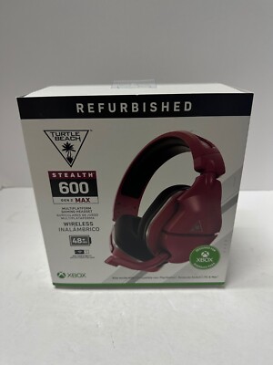Turtle Beach Stealth 600 Gen 2 Max TBS-2368-01 Wireless Gaming Headset Red REFUR