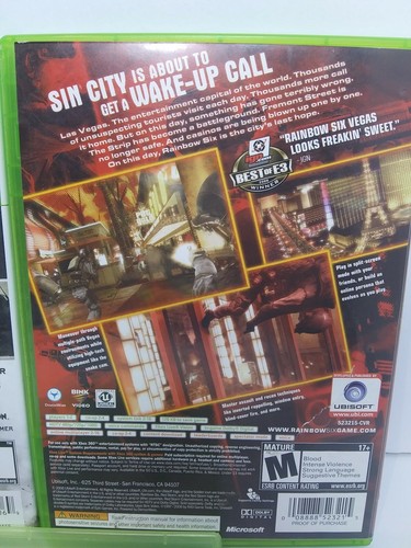 Lot of 3 XBOX 360 games COD MW3 rainbow six vegas ASSASSINS CREED REVELATIONS