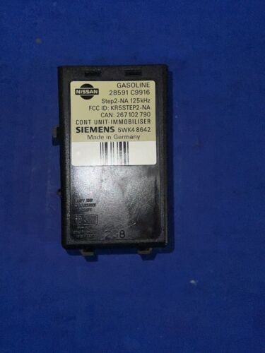 1999 Nissan Maxima Infiniti I30 Immobilizer Control Module 1999 Nissan Maxima Infiniti I30 Immobilizer Control Module