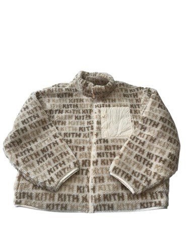 Kith Women's Size 2XL Winter Monogram 2023 Sherpa Jacket All