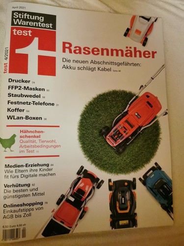 Akku Rasenmäher Stiftung Warentest Test Vergleich +++ Akku ...