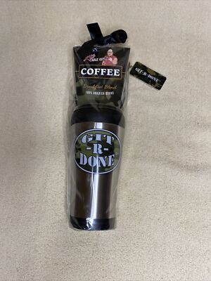 Larry The Cable Guy Git-R-Done Coffee Gift Set New! Travel Mug, Coffee, Keychain