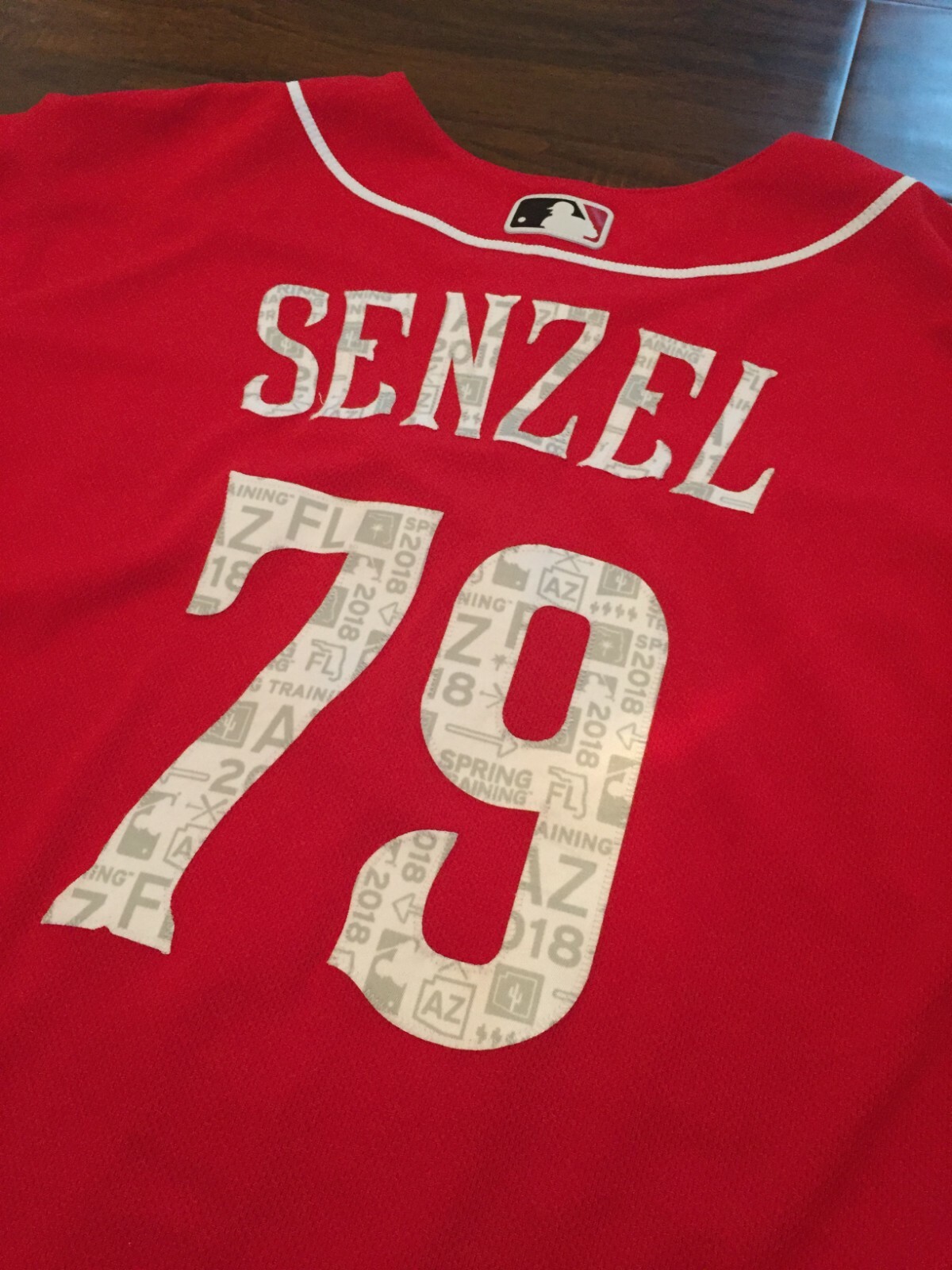 Game Used Nick Senzel Cincinnati Reds Jersey and Hat Game Worn MLB Authenticated