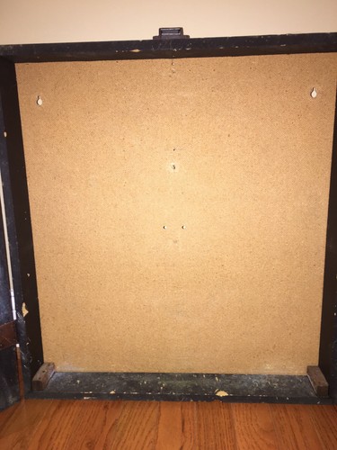 Vintage Cheers Wooden Dartboard Cabinet