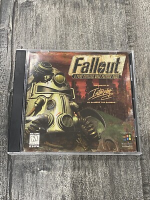 Fallout 1 PC Game Jewel Case Windows 95 Interplay 1997 Post Nuclear RPG - Tested