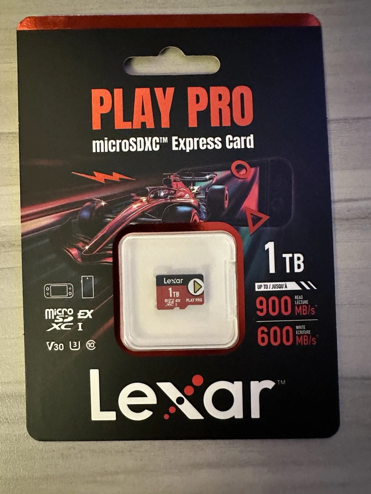LEXAR 1TB PLAY MICROSDXC メモリーカード UHS-I C10 U3 V30 A2 フルHD 