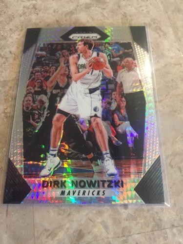 Dirk Nowitzki 2017-18 Panini Prizm #91 Hyper Parallel Mavs