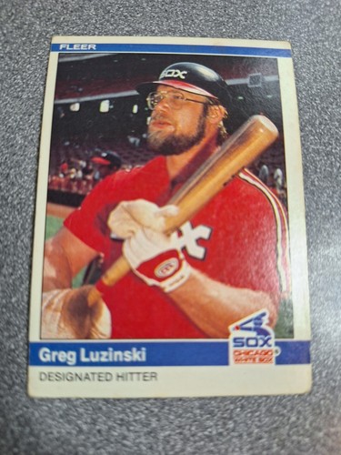 1984 Fleer Greg Luzinski #69 White Sox Baseball Card /130