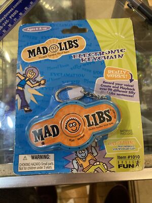 Mad Libs  Electronic Keychain Vintage 2003 NIB