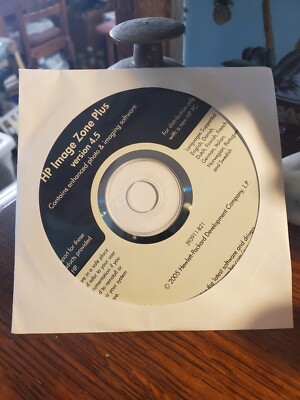 HP Image Zone Plus version 4.5 - 2005 Disc New