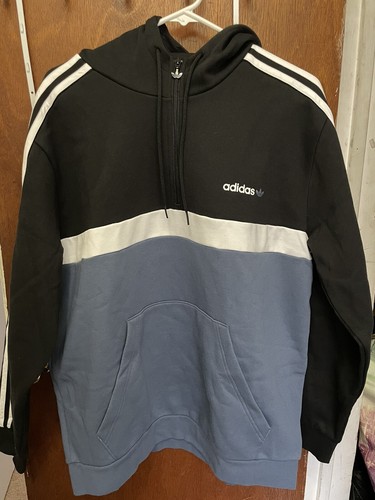 NEW MEN'S ADIDAS ORIGINALS ZX ITASCA TREFOIL 1/4 ZIP HOODIE NEW MEN'S ADIDAS ORIGINALS ZX ITASCA TREFOIL 1/4 ZIP HOODIE