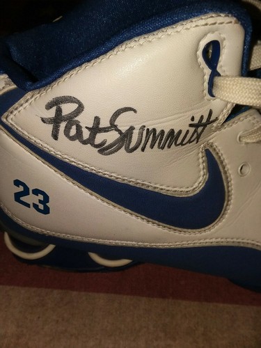 Pat Summitt Autographed Jordans