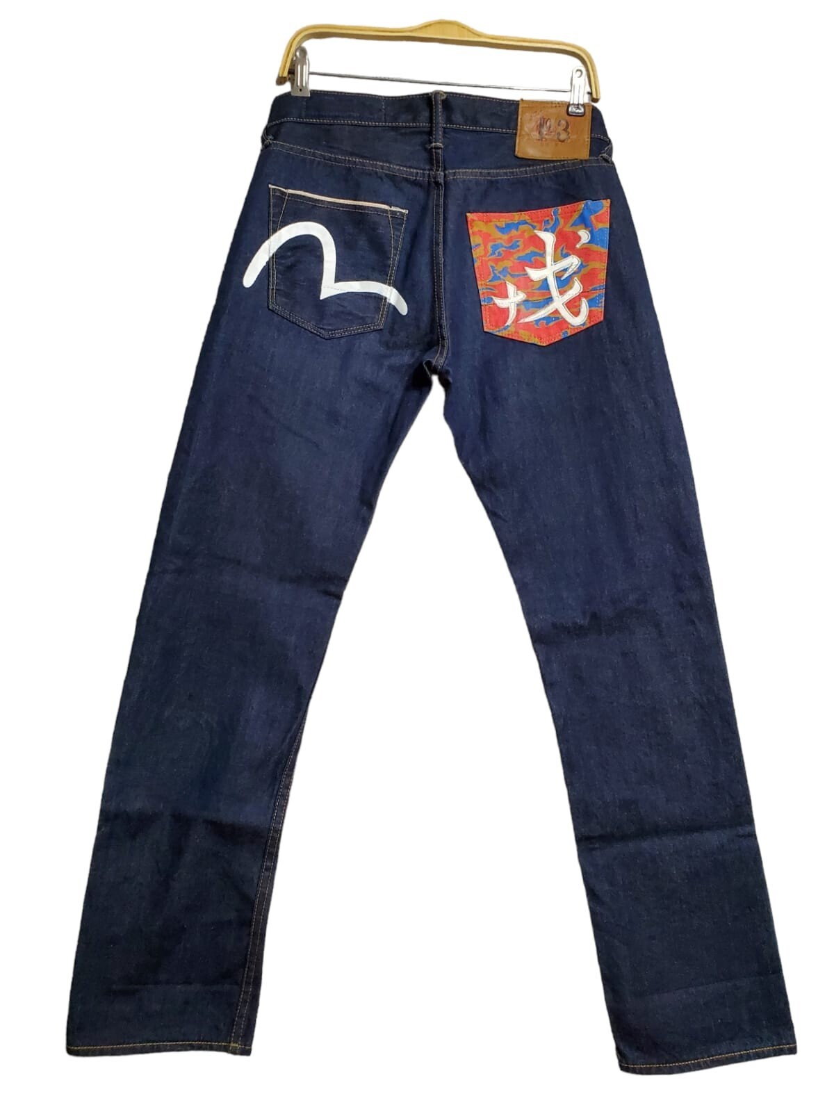 EVISU #2020 ペイント付き　デニムジンズ34 楽天市場】EVISU JEANS USED EURO REGULAR FIT JEANS 110cm